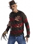 Rubie's Men's Nightmare On Elm St Adult Costume Sweater with Burning Latex Flesh, Multicolor, Standard